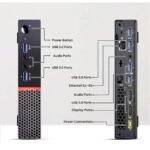 𝗟𝗲𝗻𝗼𝘃𝗼ThinkCentre M700 Tiny Desktop PC | 𝗜𝗡𝗧𝗘𝗟i5 6th Gen | 8GB RAM | 256GB SSD | Win 11 Pro | WiFi Ready | MS Office | HDMI/VGA/DVI/USB Connectivity | Pre-Owned & Tested - Image 6