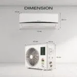 Helium Air Smart Inverter Split AC | 0.8 Ton, 3 star | New star rated | Lowest bill @ under ₹30/day |2700 W Cooling Capacity | App Controlled |AI Energy Saving | Gas Leakage Detection | 100% Copper - Image 8