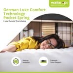 Wakeup India | Riserox Mattress | Luxe Comfort Pocket Spring | 10 Years Warranty | King Size 78x72x8 Inch Mattress | Medium Firm - Image 6