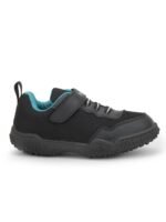 Liberty Lucy & Luke Black & Grey Casual Shoes for Kids - Knit-Mesh Slip-On - Image 3