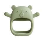 Nubo Nubokind Koala Wrist-Fit No-Drop Teether, BIS Certified 100% Food-Grade Silicone, Dual-Textured Molar Relief, Sage Green, Single Pack - Image 4
