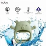 Nubo Nubokind Koala Wrist-Fit No-Drop Teether, BIS Certified 100% Food-Grade Silicone, Dual-Textured Molar Relief, Sage Green, Single Pack - Image 5