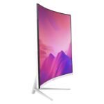 ZEBRONICS AC32FHD LED Curved 75Hz 80Cm (32") (81.28 Cm) 1920x1080 Pixels FHD Resolution Monitor with HDMI + VGA Dual Input, Built-in Speaker, Max 250 Nits Brightness, White - Image 2