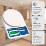 ATOM/Aliston K1 Series A121/SF-400 Digital Weighing Machine/Scale (10kg, 1g accuracy) High Precision Scale for Food with Large LCD Display, Tare Function Multi weighing mode-g, oz For Home, Kitchen - Image 3