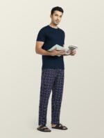 XYXX Men's Checkmate Combed Cotton Regular Fit Pyjama - Image 3