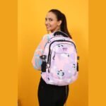 Tinytot 30 Litre, Stylish & Trendy Bag Water Resistant High Storage Heart Star Printed School Backpack College Backpack Travel Backpack Bag for Boys & Girls, 2nd Standard Onwards 18 Inch ; (Blue) - Image 7