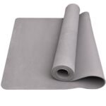 Yoga mat for Men and Women, Premium Exercise Mat for Home Workout, Anti Slip Yoga Mat Workout, Gym Mat for Workout at Home (4mm, Grey) - Image 2