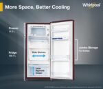 Whirlpool 184 L 2 Star Direct-Cool Single Door Refrigerator (205 WDE CLS 2S SHERRY WINE-Y, Red, 2026 Model) - Image 4