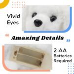 Hopping Walking Bunny Toy with Sounds, Jumping Rabbit Wiggling Ears, Twitching Mouth and Nose, Educational Interactive Bunny Rabbit Toy for Baby Kids (White Dog) - Image 6