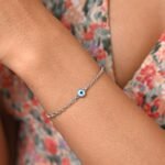 Clara 925 Silver Evil Eye Chain Adjustable Bracelet Gift for Women & Girls - Image 7