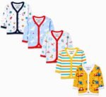 Tinchuk Baby Boy's & Baby Girl's Printed T-Shirt/Jhabla/Nightsuits with Assorted Prints- Multi-Pack - Image 7