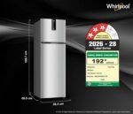 Whirlpool 235 L 3 Star Frost-free inverter Double Door Refrigerator (IF INV 278 LUNAR STEEL(3S) CONV-Y, 2026 Model) - Image 9