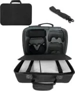 PSS Storage Bag, Hard Travel Carrying Case, Waterproof with Both Side Compartments Travel Accessories Compatible with PlayStation 5 Slim Disk/ Digital Edition Console Case - Image 3