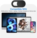 Sounce Laptop Camera Cover Webcam Cover Slider Ultra Thin Privacy Protection Slide Blocker for Laptop PC MacBook Tablet Smartphone iPad iPhone All-in-One Desktop PS4 Strong (Pack of 10 Pieces) - Image 7