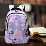 Tinytot 30 Litre, Stylish & Trendy Bag Water Resistant High Storage Heart Star Printed School Backpack College Backpack Travel Backpack Bag for Boys & Girls, 2nd Standard Onwards 18 Inch ; (Blue) - Image 4