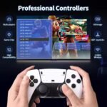 2.4G Wireless Game Console with Dual Wireless Controllers | 4K HDMI Output | Plug & Play Retro Gaming Console | Preloaded Games | USB Powered | White - Image 4