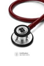 Knya 6sense Stethoscope for Doctors & Residents | Tunable Diaphragm | Dual-Head Chest Piece for Adult & Pediatric Use | Lightweight Stainless Steel | Latex-Free Tubing | Soft-Seal Ear Tips | Premium Gift Box | for Medical Students (Maroon) - Image 4