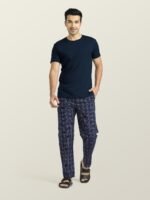 XYXX Men's Checkmate Combed Cotton Regular Fit Pyjama - Image 6