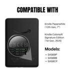 MOCA Case for Kindle Paperwhite 12th Gen 7" (2024) & Kindle Colorsoft 7" (2025), Slim PU Leather Cover with Auto Wake/Sleep, Magnetic Closure, Lightweight (City Night) - Image 4