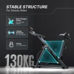 Fitkit by Cult FK7004 Premium Magnetic Spin Bike | 130kg Support | Stepless Resistance & 8kg Flywheel | LCD Display with Heart-Rate Tracking | Tablet Holder | Smooth & Silent Ride for Home Fitness - Image 4