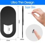 Sounce Laptop Camera Cover Webcam Cover Slider Ultra Thin Privacy Protection Slide Blocker for Laptop PC MacBook Tablet Smartphone iPad iPhone All-in-One Desktop PS4 Strong (Pack of 10 Pieces) - Image 6