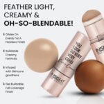 INSIGHT Cushion Concealer for Natural Flawless Finish | Vitamin E Infused | Featherlight, Buildable Coverage | Multipurpose & Travel-Friendly | Shade: Latte, 3g - Image 3