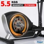 Propel HX 111 Silent Magnetic Elliptical Cross Trainer for Home | Advanced 3-Piece Crank System | 8-Level Resistance | Adjustable Anti-Slip Pedals | Pulse Sensors | 100 Kg Capacity - Image 3