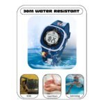 SPIKY Digital Sports Watch for Kids | Multifunctional, Luminous Display, Alarm | Water Resistant & Printed Silicone Strap | Best Birthday Gift Wrist Watches for Girls & Boys | Age 2-14 yrs - Image 5