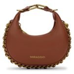 Miraggio Eve Mini Bag With Adjustable & Detachable Crossbody Sling Strap | Top Handle Half Moon Bag | Gift For Women - Image 5