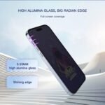 Amazon Brand - Solimo Edge-To-Edge Protector Privacy Tempered Glass for iPhone 14, iPhone 13 and 13 Pro (6.1 Inch) with Easy Self Installation Kit | Black - Image 4
