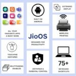 JioBook 11 with Lifetime Office | Android 4G Laptop Mediatek 8788 (JioOS) | Octa-core | 4GB RAM | 64 eMMC Storage | Thin and Light Laptop (11.6 inch, 990 Grams) | Dual Band WiFi + SIM | Blue - Image 2