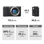 Sony Alpha ZV-E10K (Previously ZV-E10L) with Upgraded SELP1650 (Ver 2) Power Zoom Lens | 24.2 MP Interchangeable-Lens Mirrorless vlog Camera, Made for Creators |APS-C Sensor 4K Movie Recording-Black - Image 3