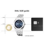 BENYAR Business Casual Silver Stainless Steel Date Display Analog Watch for Men - Image 2