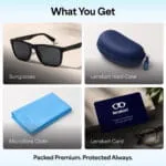 Vincent Chase By Lenskart | Full Rim Square | Polarized Stylish Sunglasses | 100% UV Protected | For Men & Women - Image 8