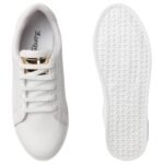 Longwalk Round White Sneakers for Women - Image 4