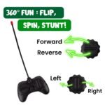 Gooyo DB2069 360° Rotating & Rolling Stunt Car Toy with Demo Functions | Spin, Stunt, Flip Functions | Remote Control Stunt Car Toy for Kids | Red | in-Built Battery | Gift Box Packaging - Image 2