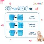 Liltoes Aio Baby Cloth Diapers 0 To 3 Years | Side Leakage Proof Washable Reusable Diaper For New Born Baby (Pack Of 4-No Inserts Included) - Image 7