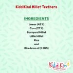 Kiddikind Millet Teethers for Babies 6+ Months | Healthy Baby Teething Snacks | No Maida, No Sugar, Preservative Free | Easy to Digest Finger Food | Rich in Dietry Fibre | Baked Not Fried - Image 5