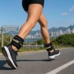 De Jure Fitness Adjustable Ankle & Wrist Weights Pair (1KG x 2) for Men & Women | Strength Training, Walking, Running, Workout, Yoga | Comfortable, Durable | Z Black – 2KG - Image 2