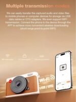 Cason 5K Digital Camera for Photography – 72MP Digital Point and Shoot Camera for Photos and Video with Touchscreen Autofocus,18X Zoom & WiFi Mini Digi Cameras Vintage for Adults - Image 6