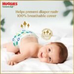 Huggies Natural Soft Premium Baby Diaper Pants, Our No.1 Soft Pants, New Born/Extra Small (XS) Size (0-5 Kgs), Pack of 40 | Cloud Softness All over with India's 1st Cloud Touch BeltTM - Image 4