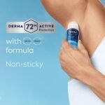 NIVEA MEN Fresh Active 50ml Deo Underarm Roll On | With Fresh Ocean Extracts Scent| 72 H Freshness| 0% Alcohol | Dermatologically Approved & Paraben Free Formula - Image 7