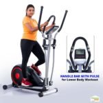 Propel HX 69i Silent Elliptical Cross Trainer for Home | 7 Kg Flywheel | 16" Extended Natural Stride | 8-Level Magnetic Resistance | 120 Kg Capacity | LCD Display | Pulse Sensors | Anti-Slip Pedals - Image 7