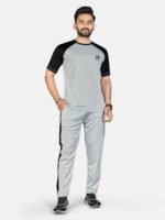 Cotton Blend Night Suit/Summer Suit for Men, Regular Fit Half Sleeves T-Shirt & Lower Set | Soft Cord-Set Track Suit for Boys | Ideal for Casual Outings, Gym, Workout, Sports - Image 4