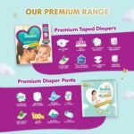 Pampers Active Baby Taped Diapers, Medium size diapers, (6-11kg) 90 count,taped style custom fit - Image 6