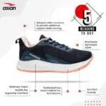 ASIAN Women's FIREFLY-09 Sports Running,Walking,Gym Shoes with Max Cushion Technology Lightweight Eva Sole with Memory Foam Insole Casual Sneaker Shoes for Women's & Girl's - Image 4
