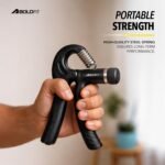 Boldfit Hand Gripper for Men & Women Hand Grip Strengthener for Forearm, Wrist & Finger Workout Fitness Equipment for Home & Gym Training - Black 40Kg - Image 7