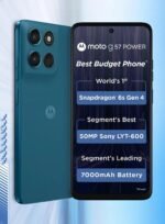 Motorola G57 Power (Corsair, 8GB RAM, 128GB Storage) | Snapdragon 6s Gen 4 Processor | 6.72" FHD+ Display | 50MP LYT-600 + 8MP Ultrawide | 8MP Selfie Camera | 7000mAh Battery, 33W TurboPower | IP64 - Image 2