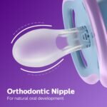Avent Philips Pacifier Ultra air | Lets Your Baby's Skin Breathe | Orthodontic & BPA Free | 2 Pack | 6-18m | SCF085/61 | Silicone - Image 6