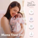 haus & kinder 100% Cotton Muslin Swaddle Wrap for New Born Baby | Pack of 5 (100×100 cm) | Baby Blanket & Swaddles for Newborn | Nautical Collection - Image 10